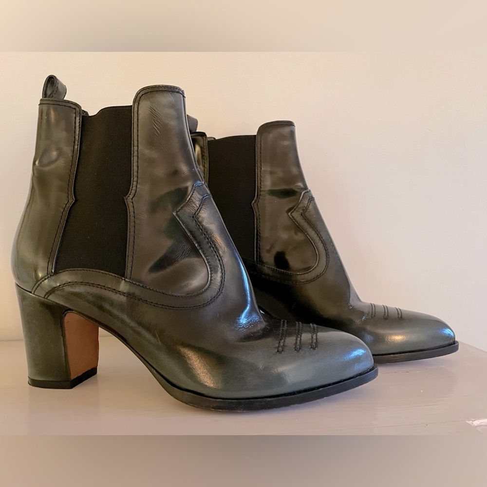 Maison Martin Margiela Navy Ankle Boots Size 38.5/7.5